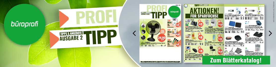büroprofi Blätterkatalog Aktionssortiment PROFI TIPP
